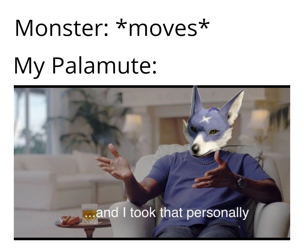 monster hunter rise palamute meme