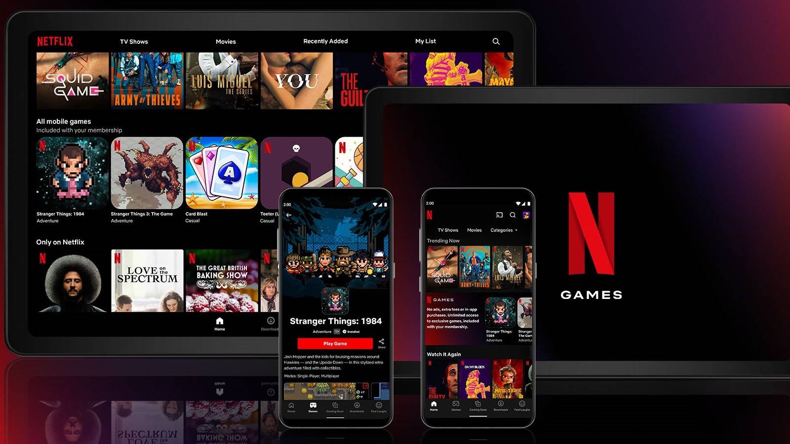 netflix games worldwide release
