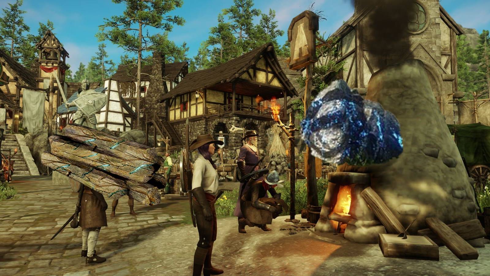 new world crafting system revision issues experience points level up trade skills lots of resources to level up no real gain trading post