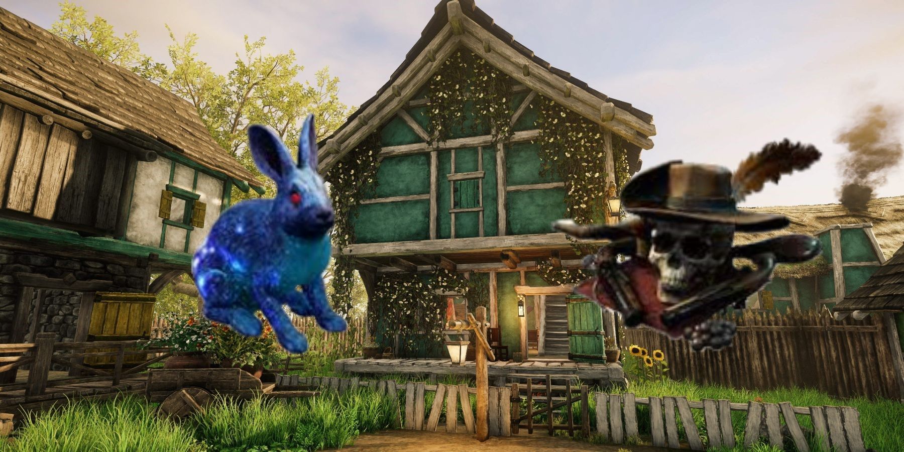 New World Player Places Annoying House Decoration Near Trading Post