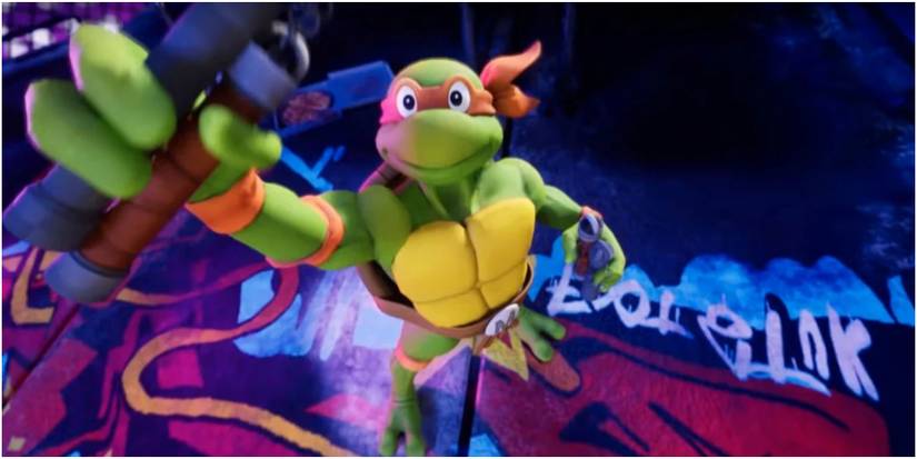 nickelodean all star brawl michelangelo