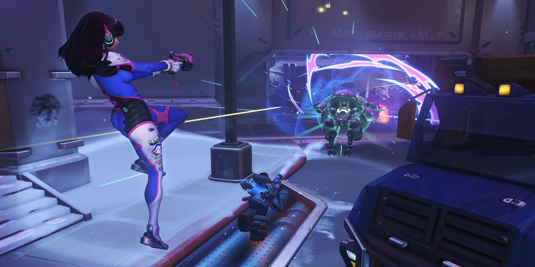 Overwatch Fan Points Out Useful Trick To Give D.Va Double Melee Damage