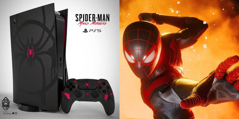 Custom Miles Morales PS5