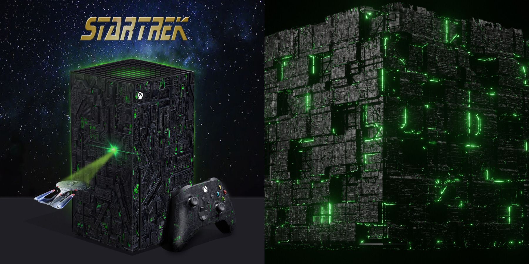 Custom Star Trek Borg Cube Xbox Series X