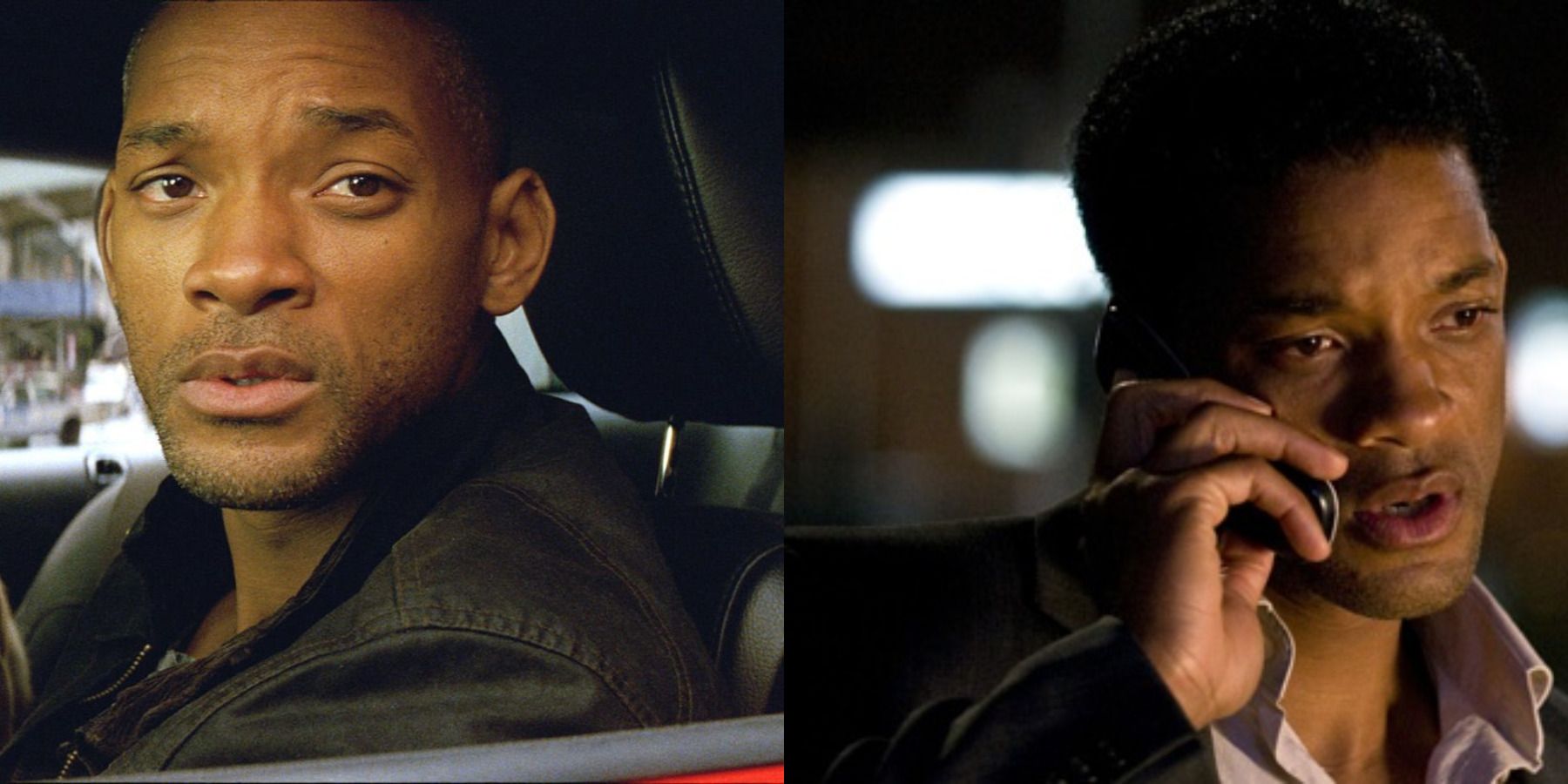 Will Smith best performances feature split image I Am Legend and Seven Pounds