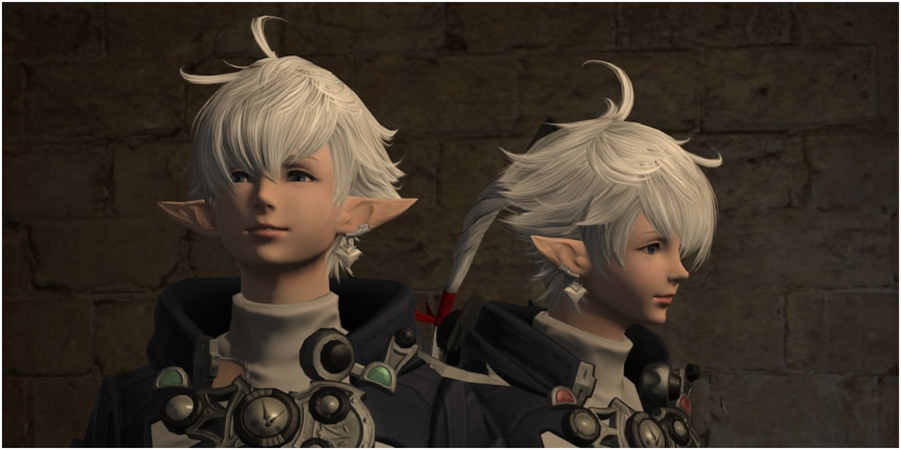 Alisaie and Alphanaud togther.