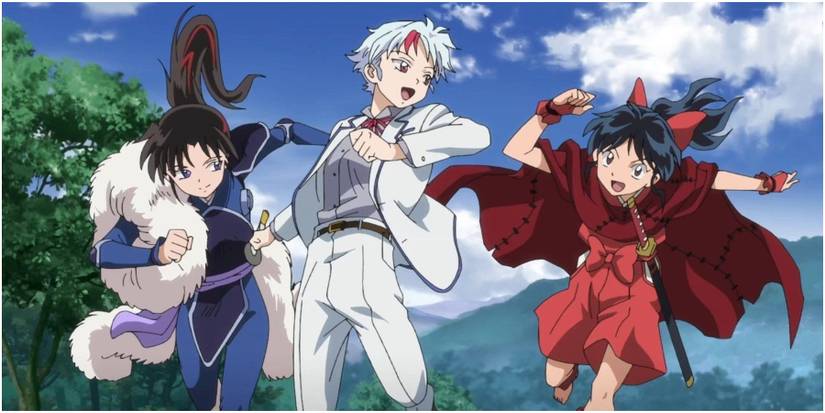 Setsuna, Towa, and Moroha. 