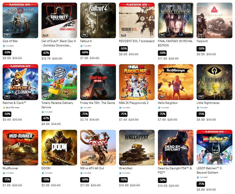 playstation discounts december 2021