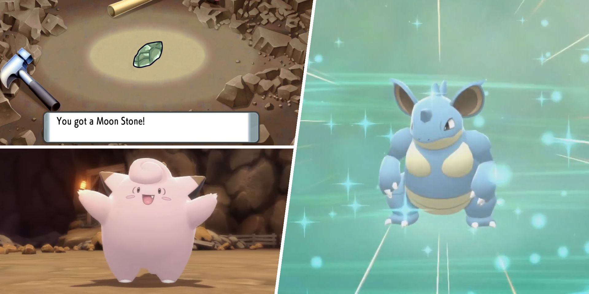 Pokémon Brilliant Diamond e Shining Pearl - localização das pedras