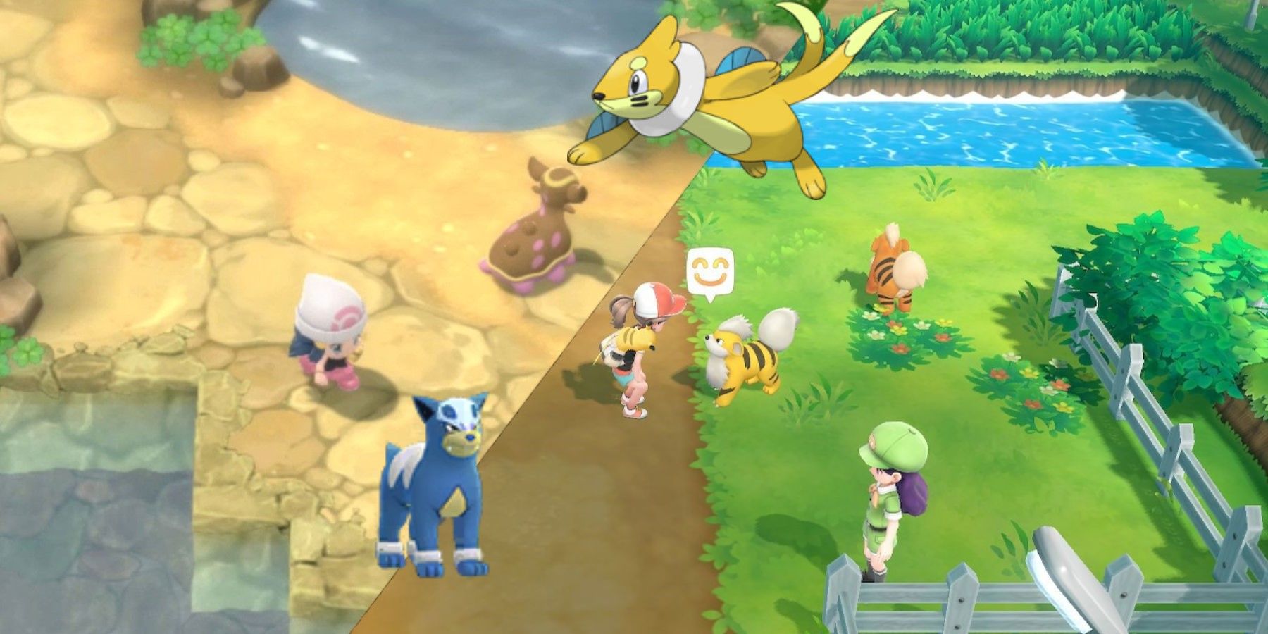 Pokemon Brilliant Diamond and Shining Pearl Are Missing the Overworld Shinies From Pokemon Lets Go
