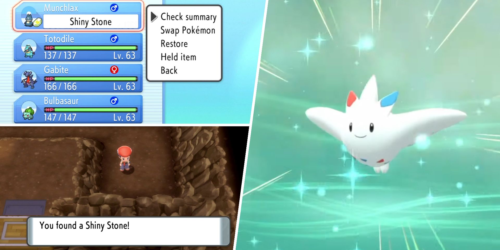 Pokémon Brilliant Diamond & Shining Pearl: Evolution items