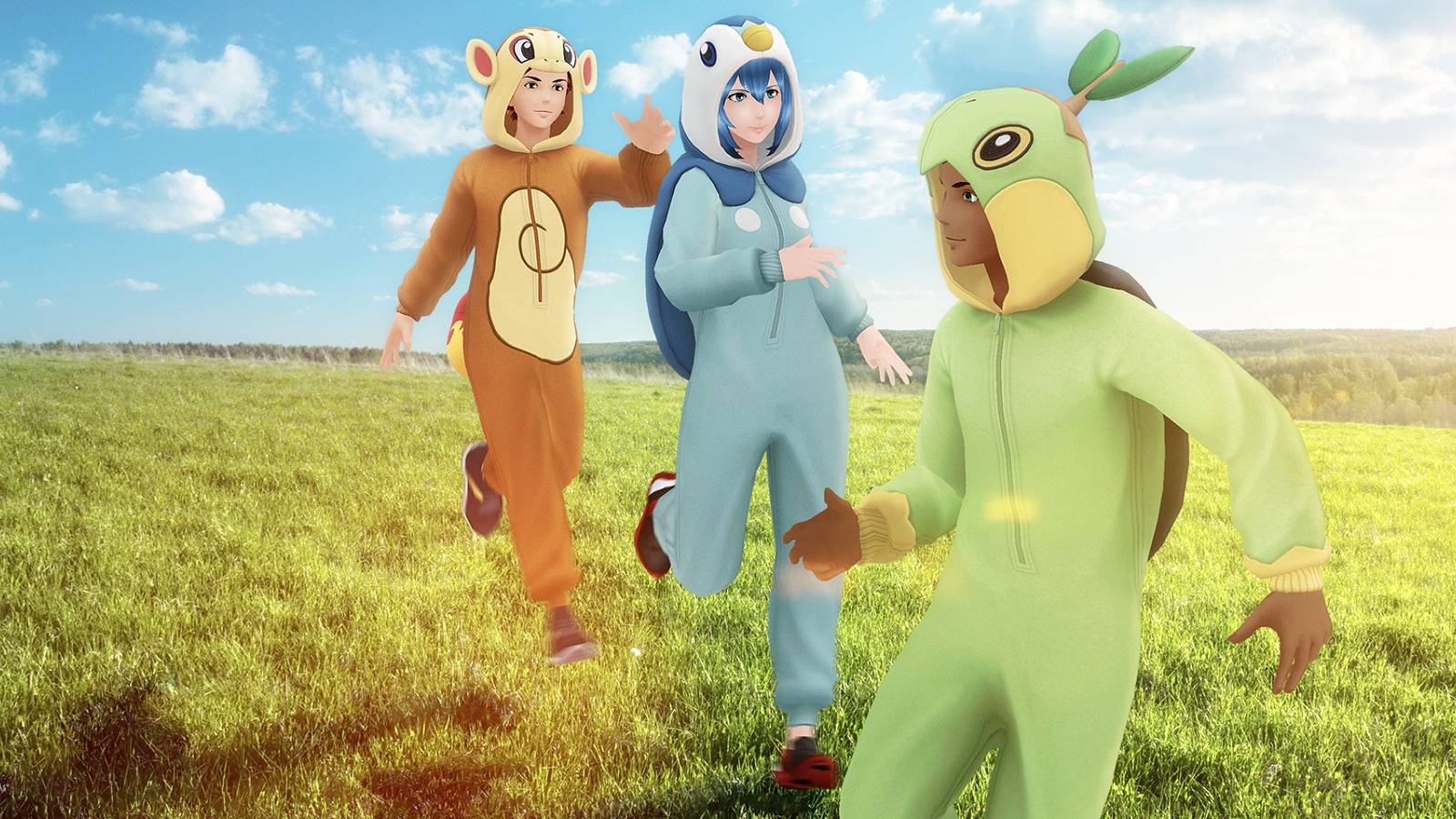 pokemon go sinnoh starter trio costumes feature