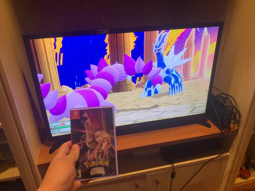 pokemon shining pearl dialga fan photo