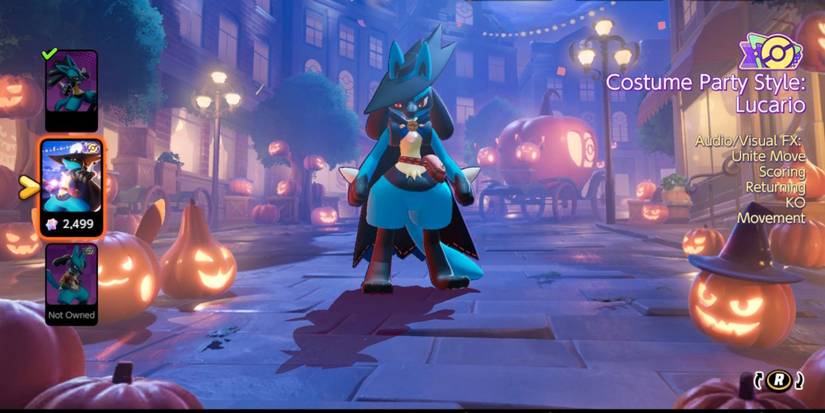 Lucario in holowear.