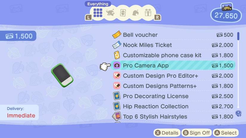 pro camera app animal crossing new horizons acnh