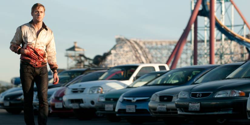 the driver walking while bloody