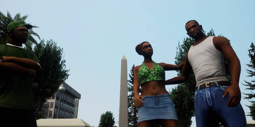 san andreas cj sweet and his sister