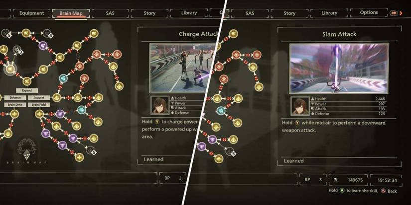 scarlet nexus charge and slam attacks