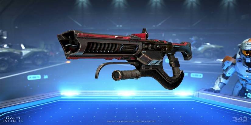 Shock Rifle on display