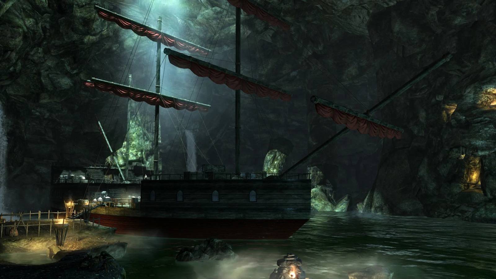 skyrim pirate ship home