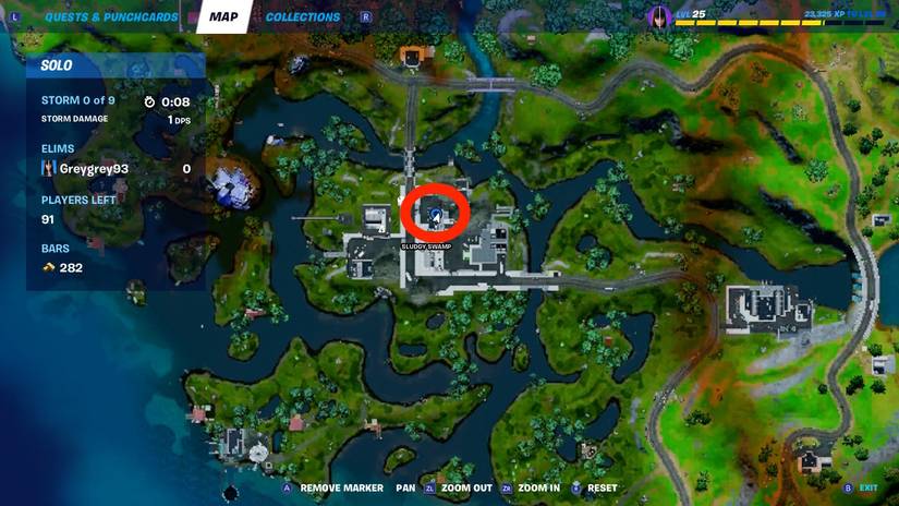 sludgy swamp fortnite slurp barrel