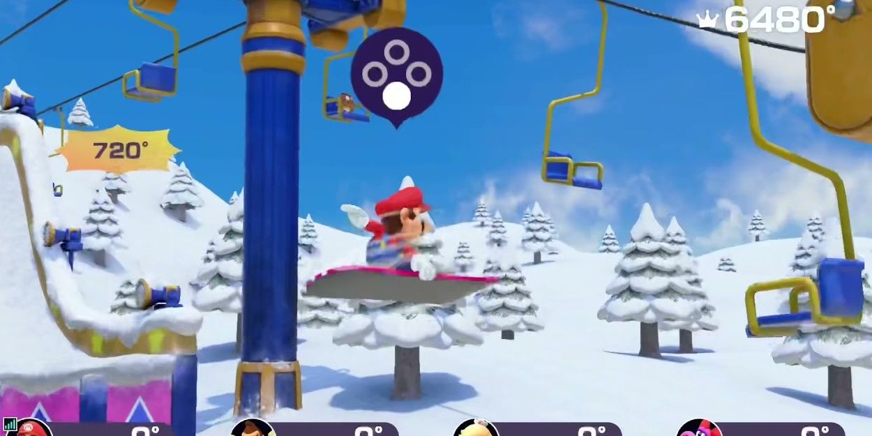 Mario Party Superstars Snow Whirled Minigame