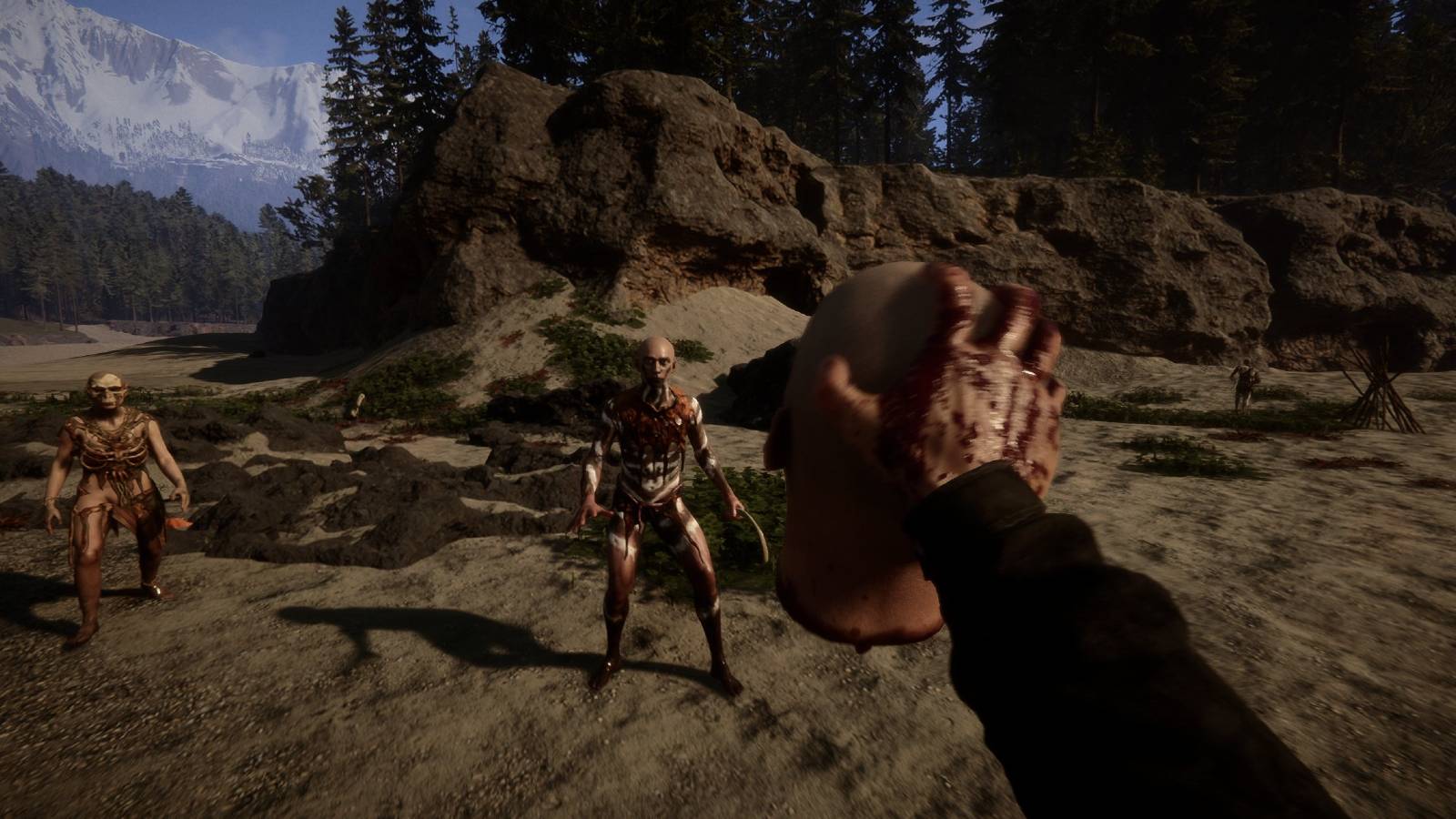 sons of the forest head