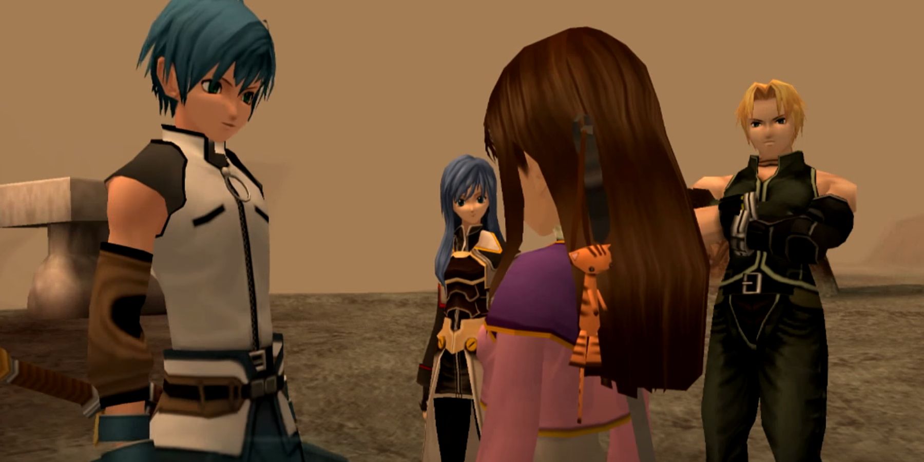The cast of Star Ocean 3 in conversation