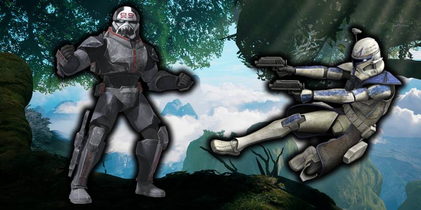 The Clones, Wrecker and Captain Rex from Star Wars.