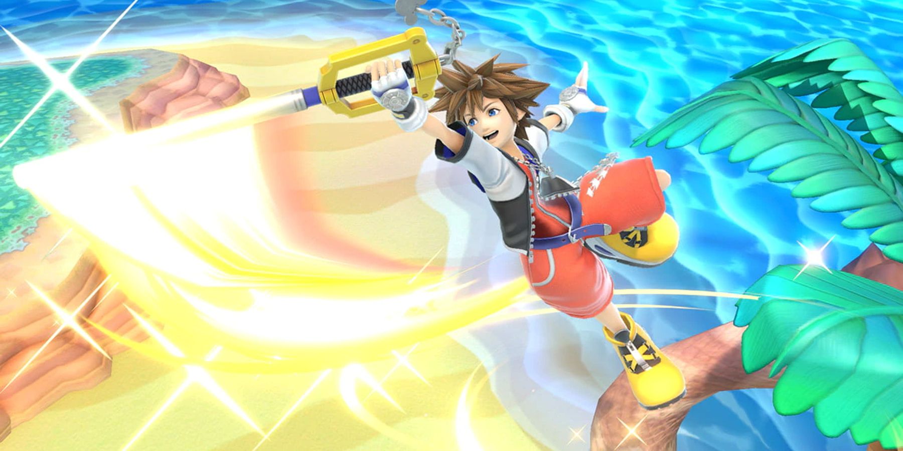 super smash bros ultimate sora beach