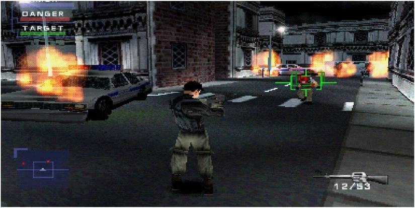 Syphon Filter shootout on the streets