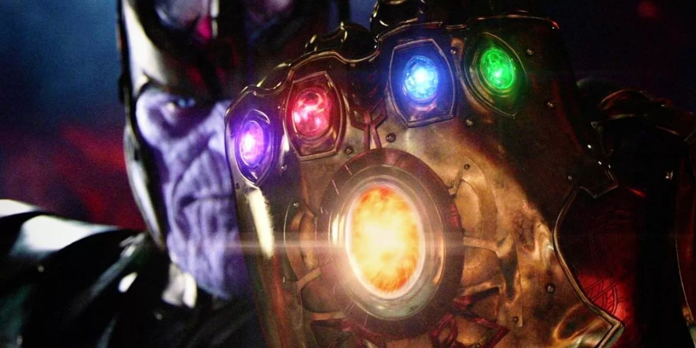 thanos with the infinity gauntlet