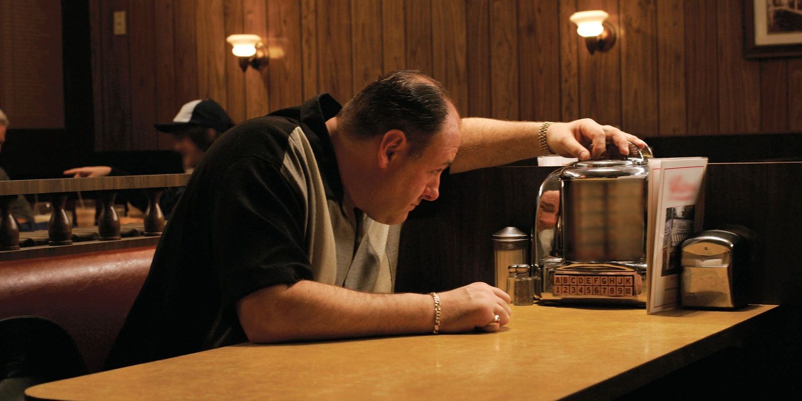 tony soprano in diner