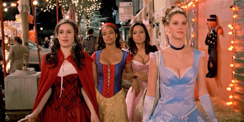 Laurie, Maria, Janet, Danielle in Trick 'r Treat