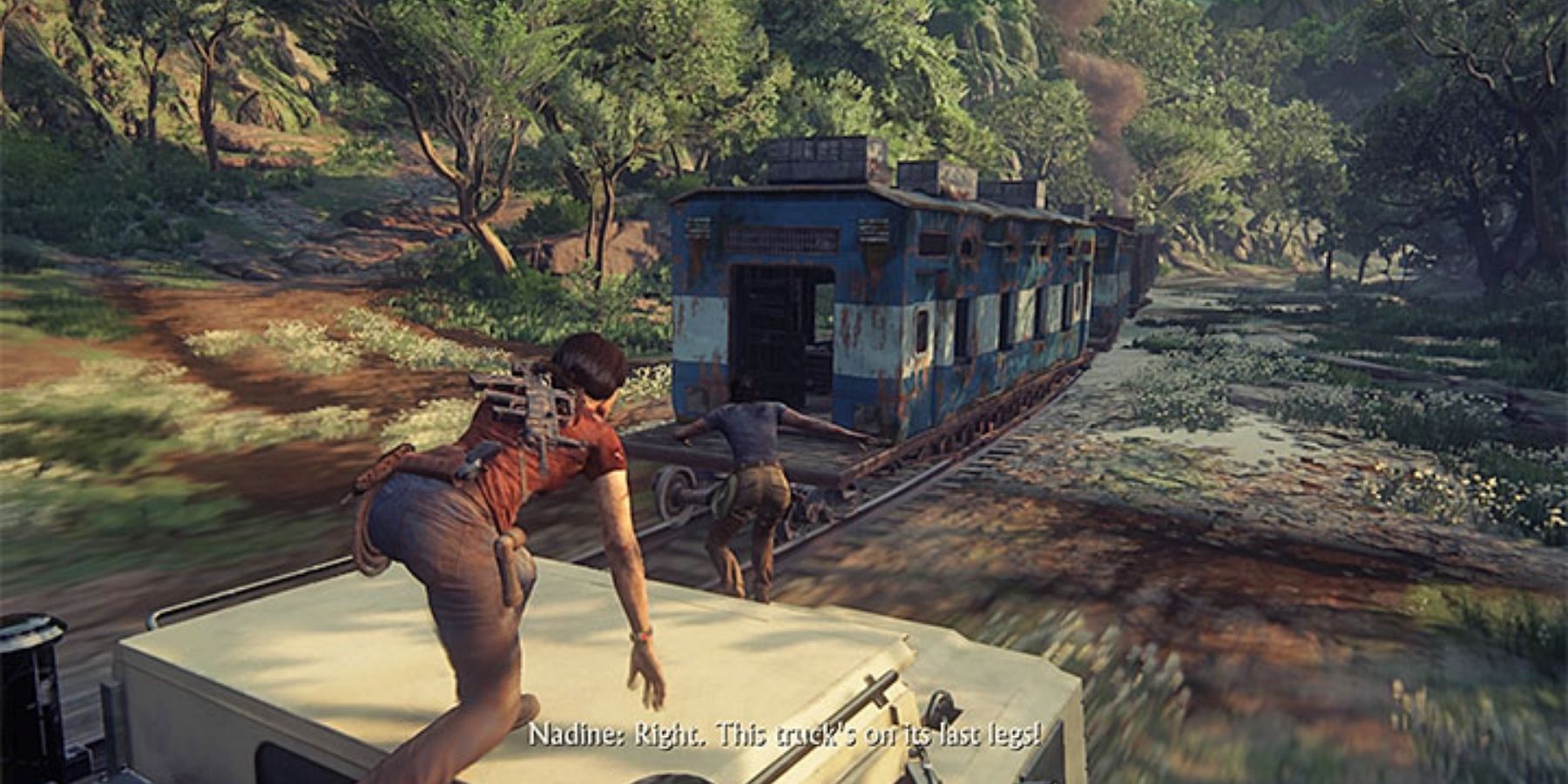 Uncharted The Lost Legacy набор для конвоя поезда для PS4