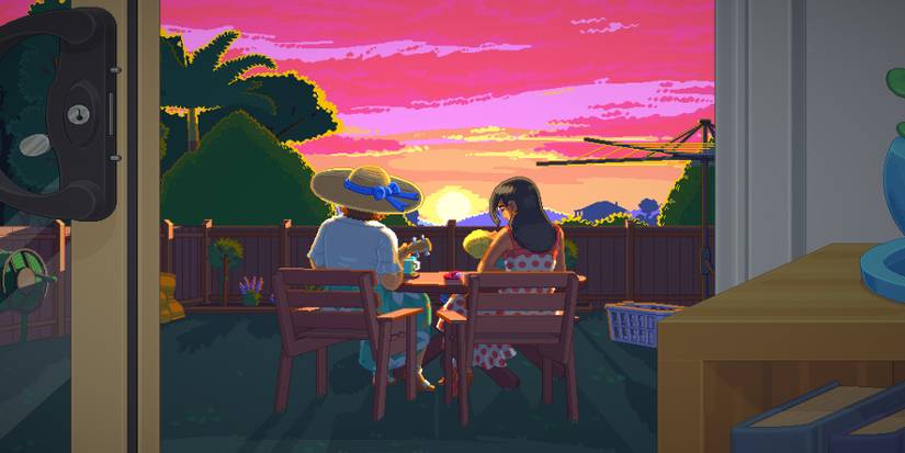 A family sitting together in Unpacking