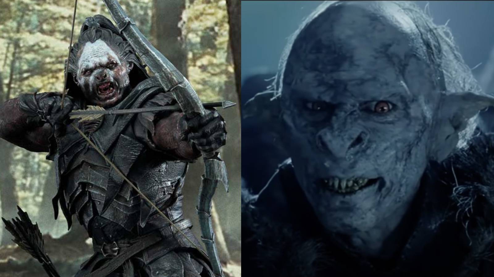uruk hai and orcs