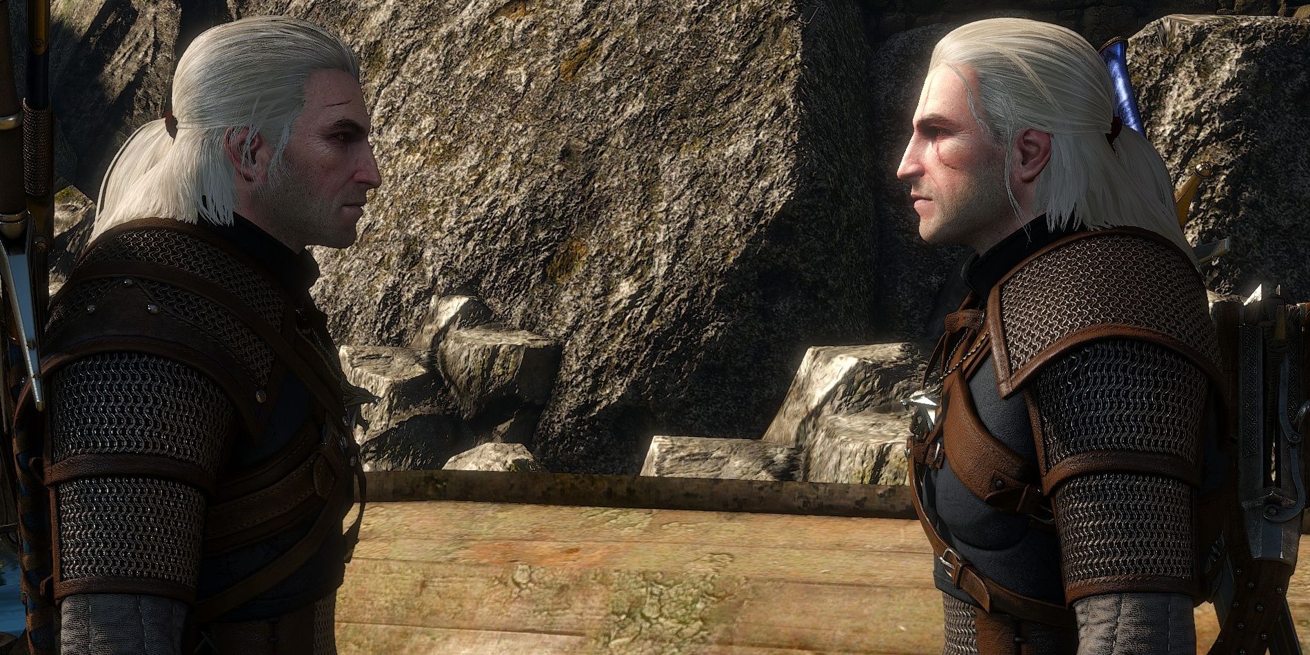 witcher 3 geralt vs doppler as Geralt