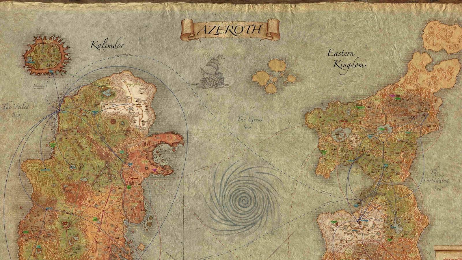 WoW map azeroth