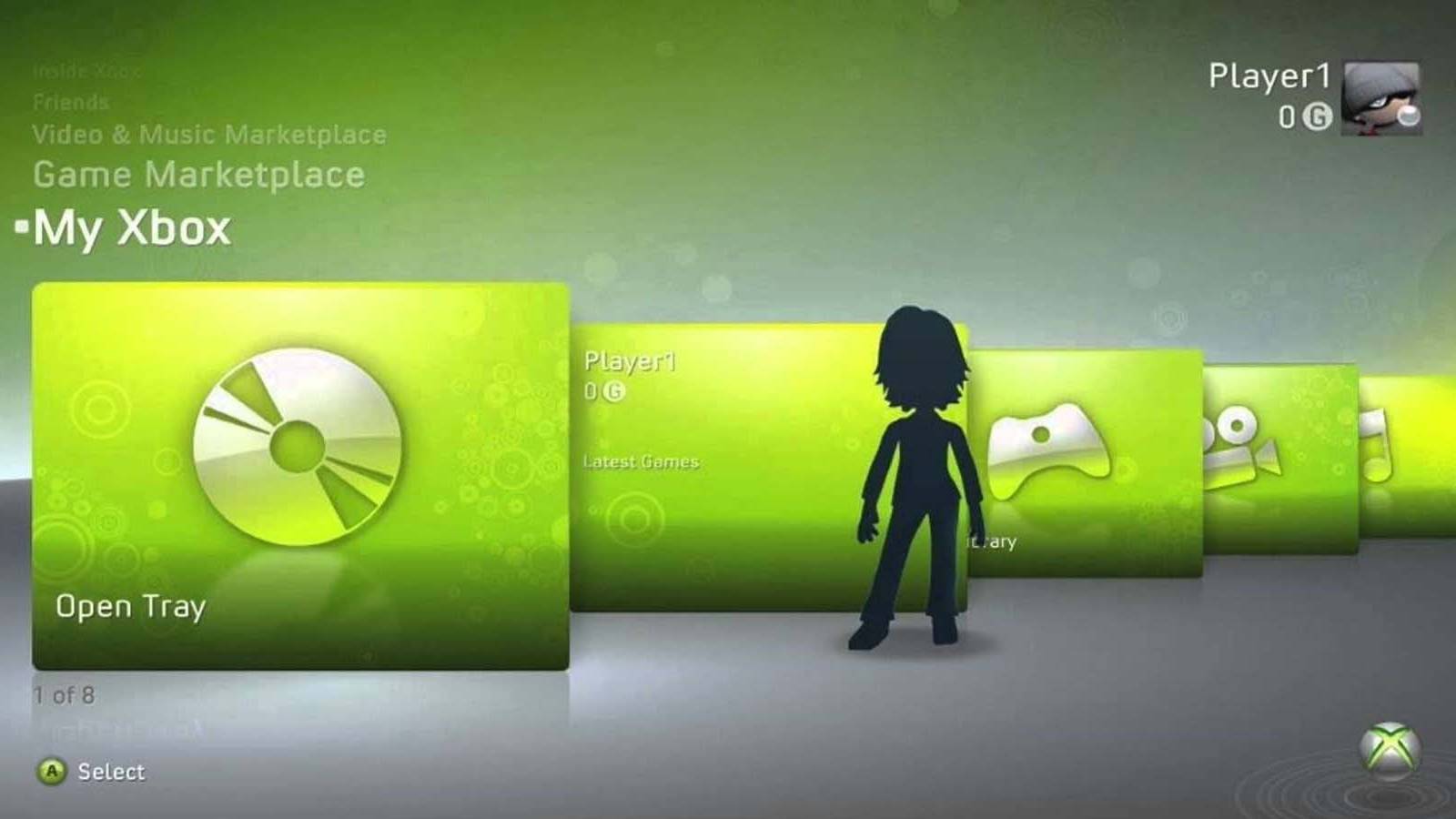 xbox 360 dynamic background