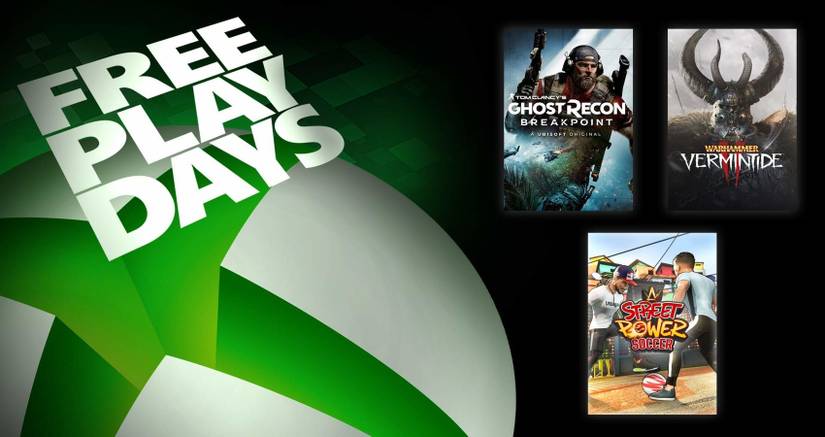 xbox free play days games november 2021