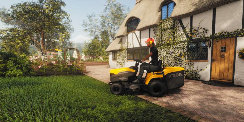 lawn mowing simulator stiga