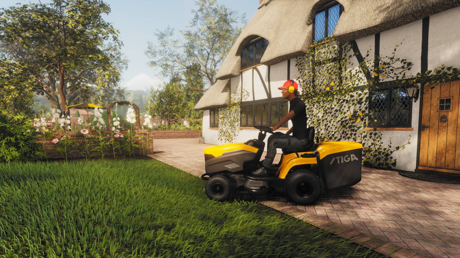 lawn mowing simulator stiga