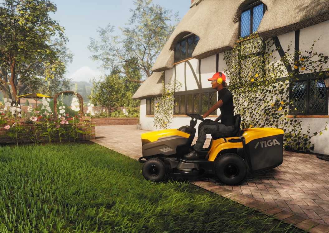 lawn mowing simulator stiga