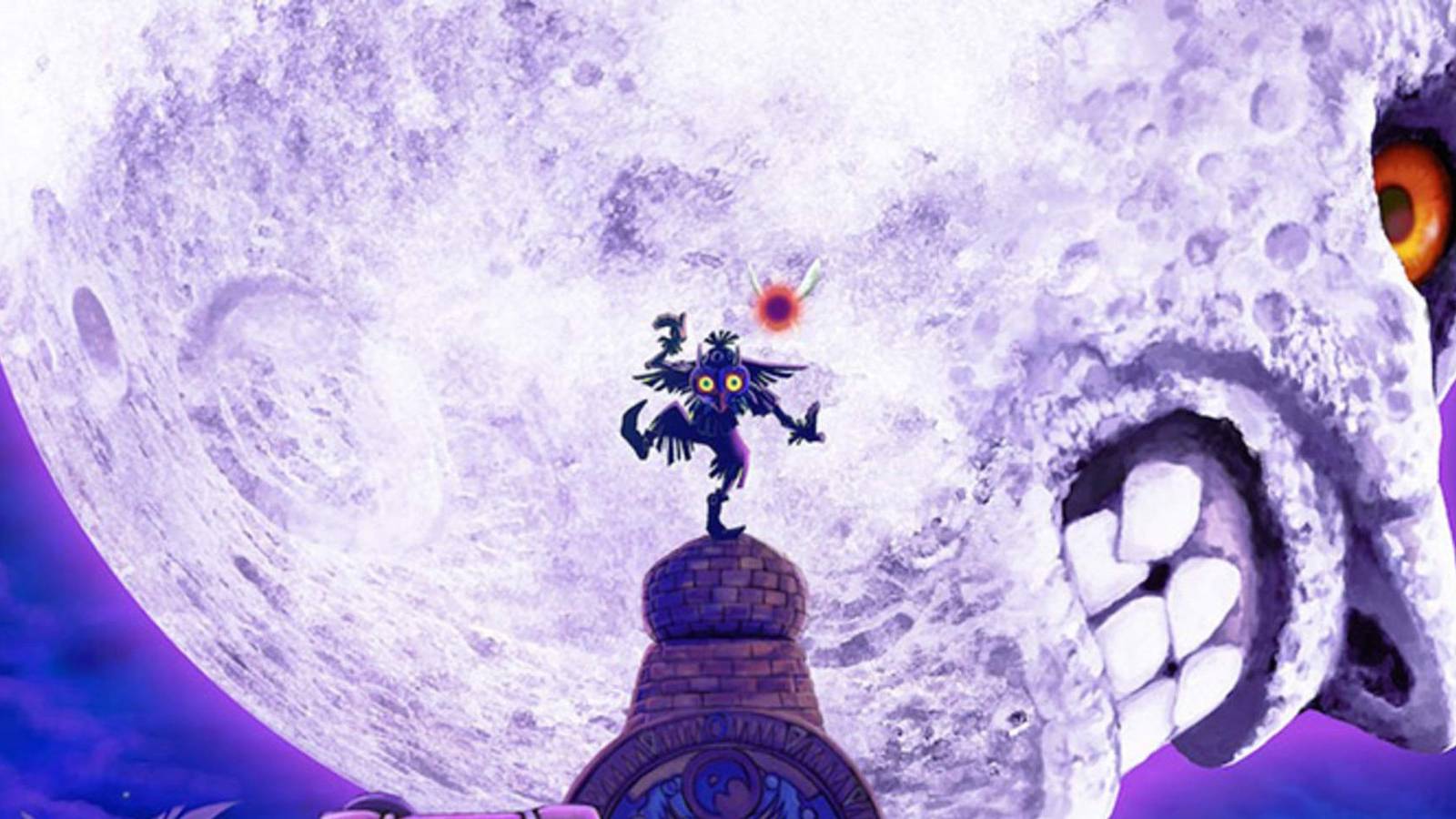 zelda majoras mask sky moon 