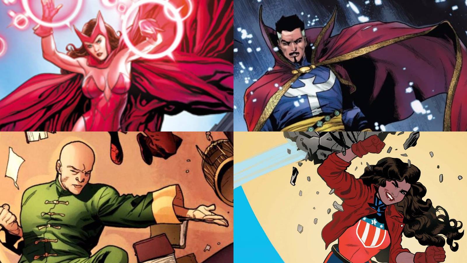 Doctor Strange Scarlet Witch Wong America Chavez