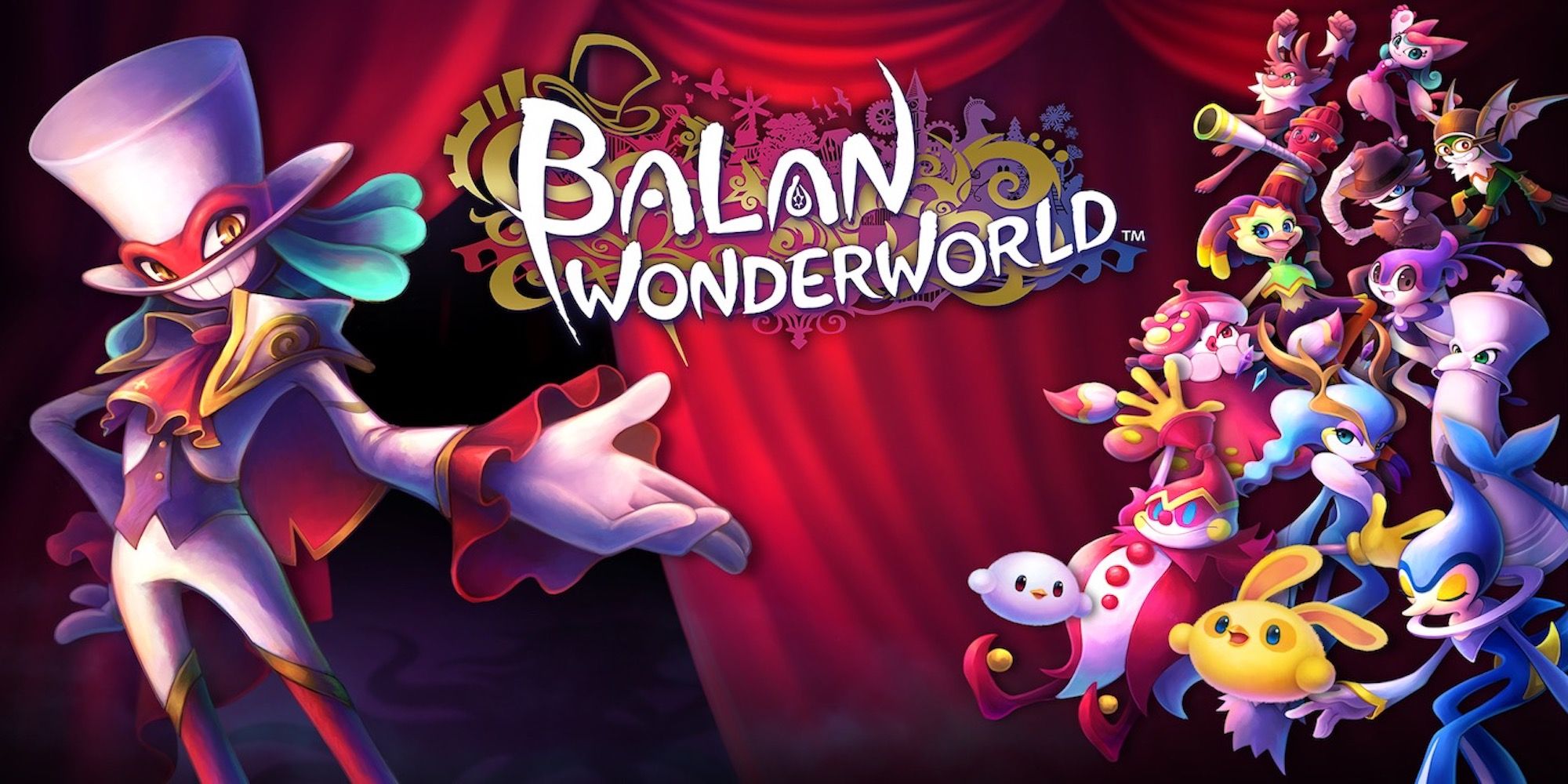 Promo art featuring characters from Balan Wonderworld