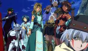 Promo art featuring characters from .hack//Sign