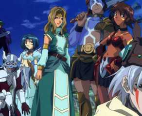 Promo art featuring characters from .hack//Sign