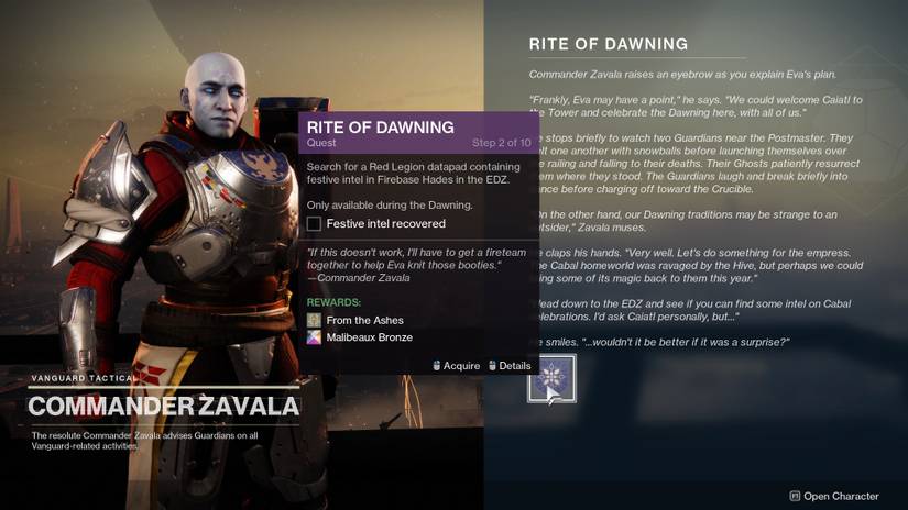 Destiny 2 Dawning 2021: How to Complete the Rite of Dawning Quest